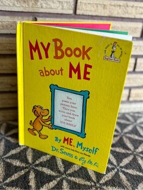 "My Book About Me" by Dr. Seuss - I Can Read It Beginner Book - Kids Journal